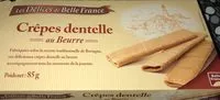 Количество сахара в Crêpes dentelle