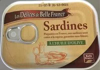 含糖量 Sardines a l'huile d'olive