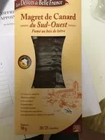İçindeki şeker miktarı Magret Canard Fume90G.Dbf,