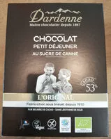 Sucre et nutriments contenus dans Dardenne