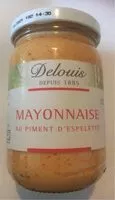 Suhkru kogus sees Mayonnaise au piment