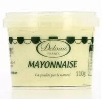 Suhkru kogus sees Delouis, Mayonnaise fraiche, la pot de 110 gr
