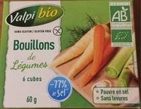 Sucre et nutriments contenus dans Valpibio