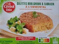 Sokerin määrä sisällä Galettes Boulgour & Sarrasin à l'Emmental