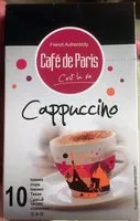 Quantité de sucre dans Capuccino