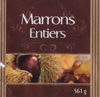 Cantidad de azúcar en Marrons Entiers