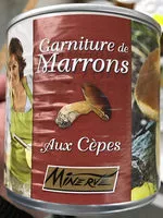 Jumlah gula yang masuk Garniture de Marrons aux Cèpes
