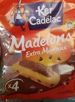 Cantidad de azúcar en Madelons extra moelleux