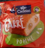 Jumlah gula yang masuk P'tit Carré Pomme - 40 gr
