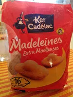 Jumlah gula yang masuk Madeleines extra moelleuses