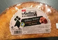 İçindeki şeker miktarı Gateau breton (Caramel au beurre salé)