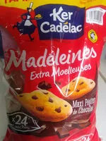 Quantité de sucre dans Madeleines maxi pépites chocolat 50% remboursés