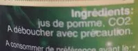 Jumlah gula yang masuk Jus de pomme pétillant Potion de Merlin KERISAC