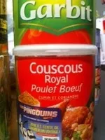Amount of sugar in Couscous royal poulet bœuf