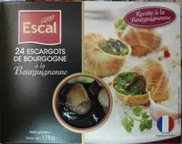 Sokerin määrä sisällä 24 escargots de Bourgogne à la bourguignonne