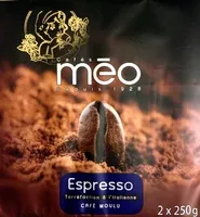 Quantité de sucre dans Café Méo Espresso