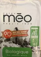 Sucre et nutriments contenus dans Cafes meo