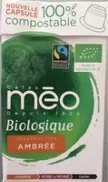 Quantité de sucre dans Café biologique torréfaction ambrée