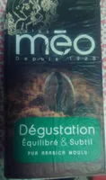 Quantité de sucre dans Meo Cafe Vert 250G