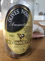 Sucre et nutriments contenus dans Nyons olive