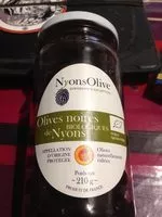 Sucre et nutriments contenus dans Nyons olives