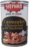 Amount of sugar in Cassoulet à la saucisse de Toulouse