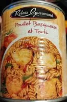 Cantidad de azúcar en Poulet basquaise et torti