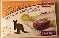 Amount of sugar in Paves de kangourou