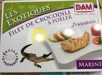 Quantité de sucre dans Filet de crocodile à poêler
