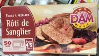 Quantité de sucre dans Rôti de Sanglier