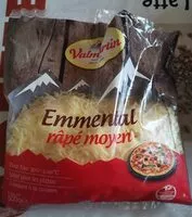 Количество сахара в Emmental râpé moyen
