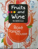 Quantité de sucre dans Rosé Pamplemousse