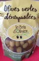 Quantité de sucre dans Olives vertes dénoyautées
