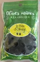 Sucre et nutriments contenus dans Le brin d olivier