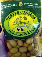 Jumlah gula yang masuk Vertes cassées au basilic et à l'ail