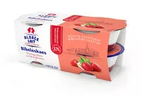 İçindeki şeker miktarı Fromage blanc sur lit de Fraises