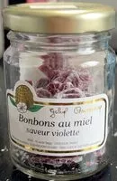 Amount of sugar in Bonbons au miel saveur violette