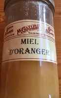 Amount of sugar in Miel d oranger