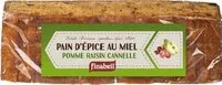 Suhkru kogus sees Pain D'épice Pomme Raisin Cannelle 300G