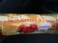 Suhkru kogus sees Nonnettes au miel fourrées confiture de framboise