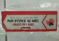 Suhkru kogus sees Pain D'épice Tranché Fruits Bois 300G