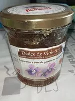 Jumlah gula yang masuk Confiture Délice Violette 375G