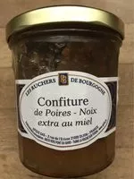 Amount of sugar in Confiture Poires Noix