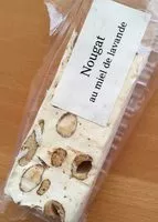 入っている砂糖の量 Nougat Blanc Au Miel Lavande 100G
