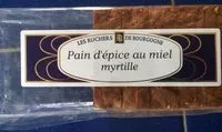 Amount of sugar in Pain d’epice au miel et myrtille