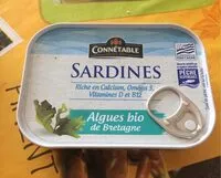 Jumlah gula yang masuk Sardines Pêche Responsable HO et algues Connétable