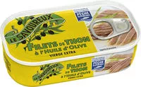 Suhkru kogus sees Filets de thon à l'huile d'olive vierge extra