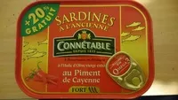 Suhkru kogus sees Sardines Marinade sans huile au citron Bio