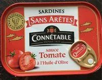 Jumlah gula yang masuk Sardine à la tomate et à l\'huile d\'olives