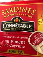 Jumlah gula yang masuk Sardines piment de Cayenne fort Connétable